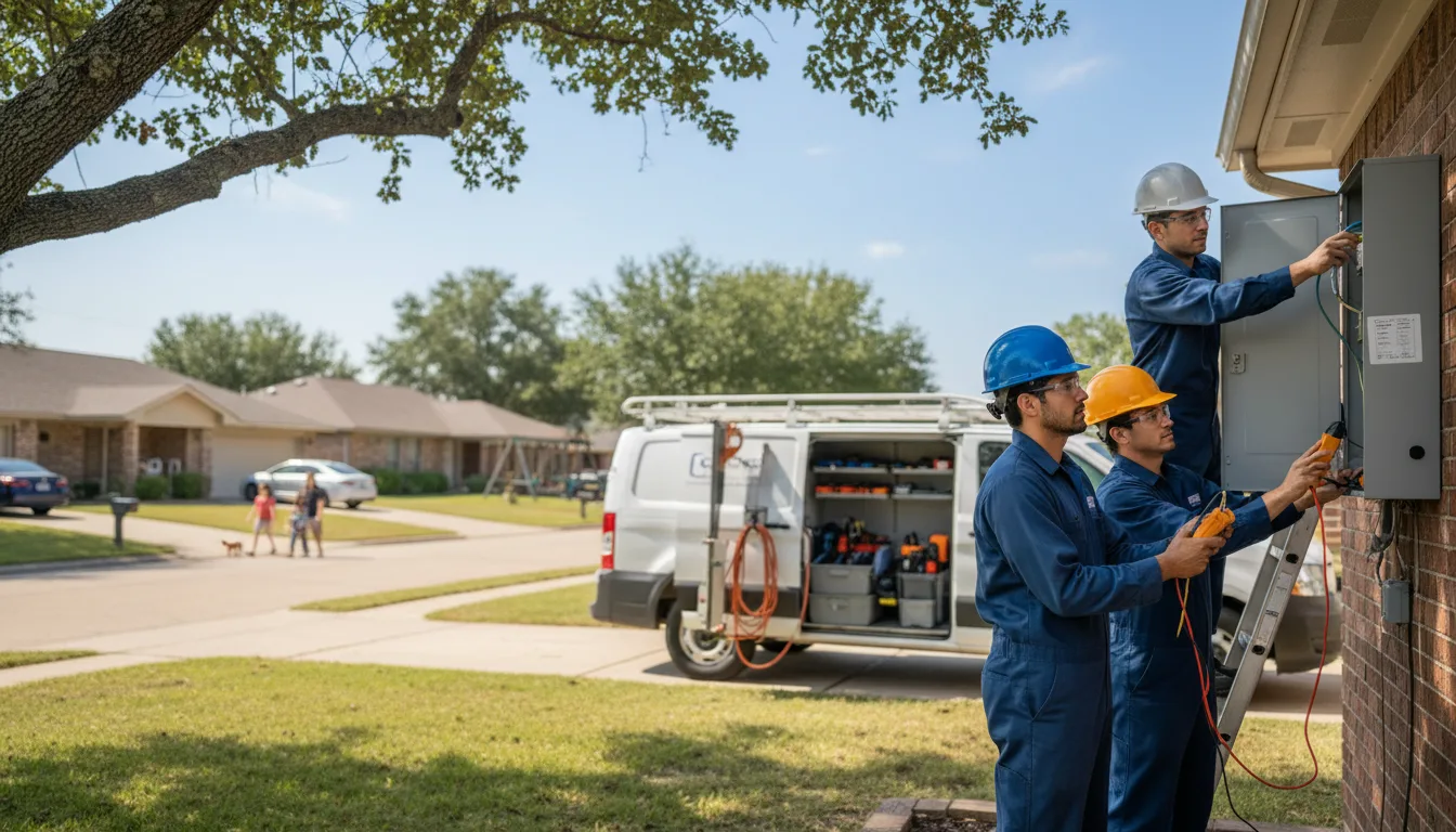 Certified electrician providing emergency electrical services in Glen Richey, PA